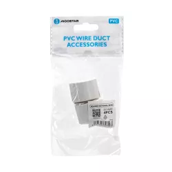 Kwadratowa listwa z PVC biała kolanko zewnętrzne 25 * 16 mm 4 szt. - 8433325327583