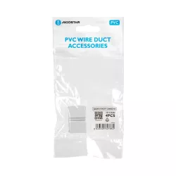 Kwadratowa listwa z PVC biała łącznik 10 * 15 mm 4 szt. - 8433325327682