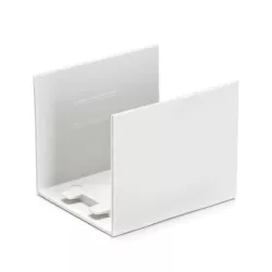 Kwadratowa listwa z PVC biała łącznik 40 * 40 mm 4 szt. - 8433325327729