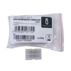 Złączka do taśmy LED na 220V prosta 8 mm typ I do taśm barwnych RGB - 8433325187705