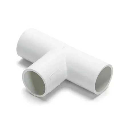 Okrągła listwa z PVC biała kolanko trójnik 20mm 4 szt. - 8433325327811