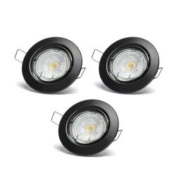 Reflektor LED o regulowanym kącie świecenia 4,5W 4000K czarny - 8433325329693