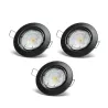 Reflektor LED o regulowanym kącie świecenia 4,5W 4000K czarny - 8433325329693