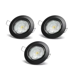 Reflektor LED o regulowanym kącie świecenia 4,5W 6500K czarny - 8433325329709