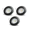 Reflektor LED o regulowanym kącie świecenia 4,5W 6500K czarny - 8433325329709