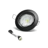 Reflektor LED o regulowanym kącie świecenia 4,5W 6500K czarny - 8433325329709
