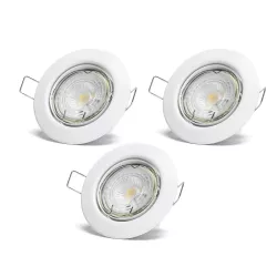 Reflektor LED o regulowanym kącie świecenia 4,5 W 4000 K wycięcie: - 8433325329723