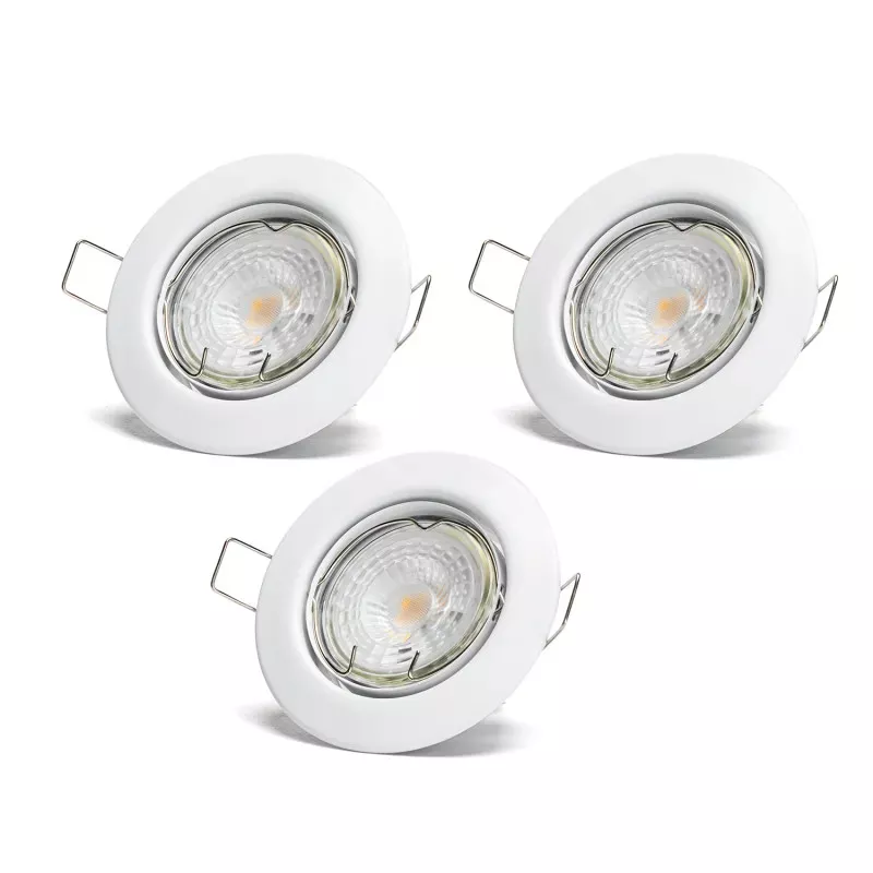 Reflektor LED o regulowanym kącie świecenia 4,5 W 6500 K wycięcie: - 8433325329730