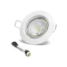 Reflektor LED o regulowanym kącie świecenia 4,5W 6500K biały - 8433325329730