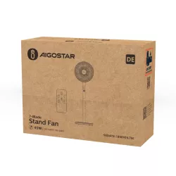 7-łopatkowy wentylator stojący z pilotem - 8433325330439