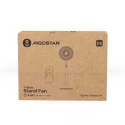 7-łopatkowy wentylator stojący z pilotem - 8433325330439