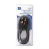 Kabel audio 3x RCA 1,8 m czarny - 8433325187804