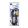 Kabel audio 3RCA/3RCA 1,5 m czarny - 8433325187811