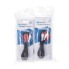 Kabel audio 2RCA/2RCA 1,5 m czarny - 8433325187828