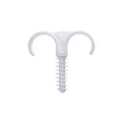 Dwuhaczykowy zacisk do rur PVC ze śrubą rozporową, Φ 20 mm - 8433325331993