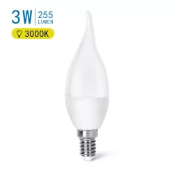 Żarówka świecowa LED CL37 E14 3W/230V biała ciepła 255lm 3000k - 8433325176310