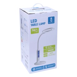 Wielofunkcyjna Lampa Stołowa LED Biała 7W 2700-6500K - 8433325188139