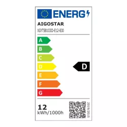 Zestaw świetlówka T5 z oprawką 12W 1800lm dł0.9m 3000K biała ciepła - 8433325334826