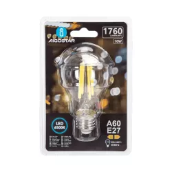 Żarówka LED 16W/230V Filament klasyczna A60 E27 biała zimna 1760lm - 8433325358310