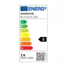 Żarówka LED 14W/230V Filament ST64 retro E27 barwa bursztynowa 1540lm - 8433325358471