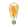 Żarówka LED 16W/230V Filament ST64 retro E27 barwa bursztynowa 1760lm - 8433325358501