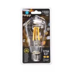 Żarówka LED 18W/230V Filament ST64 retro E27 biała ciepła 1980lm - 8433325358518