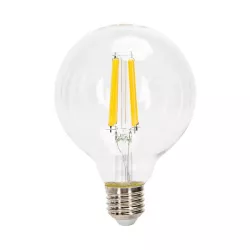 Żarówka LED 10W/230V Filament kula G95 E27 barwa biała ciepła 1100lm - 8433325358570