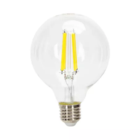 Żarówka LED 10W/230V Filament kula G95 E27 barwa biała zimna 1100lm - 8433325358587