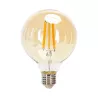 Żarówka LED 10W/230V Filament kula G95 E27 barwa bursztynowa 110lm - 8433325358594