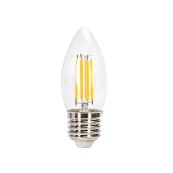 Żarówka świecowa LED 6W/230V Filament C35 E27 biała ciepła 660lm - 8433325358693