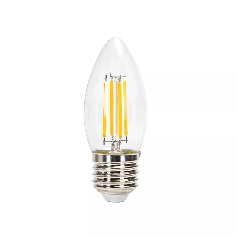 Żarówka świecowa LED 6W/230V Filament C35 E27 biała ciepła 660lm - 8433325358693