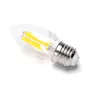 Żarówka świecowa LED 6W/230V Filament C35 E27 biała zimna 660lm - 8433325358709