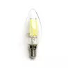 Żarówka świecowa LED 6W/230V Filament C35 E14 biała zimna 660lm - 8433325358730