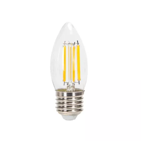 Żarówka świecowa LED 8W/230V Filament C35 E27 biała ciepła 880lm - 8433325358754