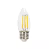 Żarówka świecowa LED 8W/230V Filament C35 E27 biała ciepła 880lm - 8433325358754