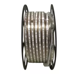 Czerwona taśma LED 230V wysokonapięciowa 8mm 60led/m szpula 50mb IP65 - 8433325188566