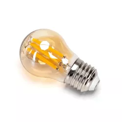 Żarówka LED 8W/230V Filament kulka G45 E27 barwa bursztynowa 880lm - 8433325358860