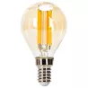 Żarówka LED 8W/230V Filament kulka G45 E14 barwa bursztynowa 880lm - 8433325358891