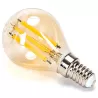 Żarówka LED 8W/230V Filament kulka G45 E14 barwa bursztynowa 880lm - 8433325358891