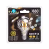 Żarówka LED 8W/230V Filament kulka G45 E14 barwa bursztynowa 880lm - 8433325358891