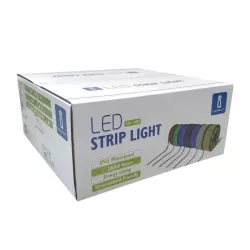 Zielona taśma LED 230V wysokonapięciowa 8mm 60led/m szpula 50mb IP65 - 8433325188573