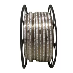 Niebieska taśma LED 230V wysokonapięciowa 8mm 60led/m szpula 50mb IP65 - 8433325188580