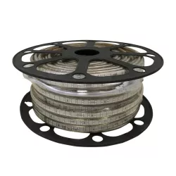 Czerwona taśma LED 230V wysokonapięciowa 10mm 180led/7w/m 50mb IP65 - 8433325188597
