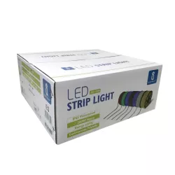 Niebieska taśma LED 230V wysokonapięciowa 10mm 180led/7w/m 50mb IP65 - 8433325188610