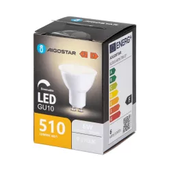 LED GU10 6W 2700K z możliwością ściemniania - 8433325363895