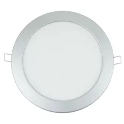 Ultracienki downlight LED E6 20W okrągły srebrny 3000K ciepły - 8433340001239