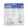 Ultracienki downlight LED E6 20W okrągły srebrny 3000K ciepły - 8433340001239