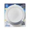 Ultracienki downlight LED E6 16W okrągły srebrny 3000K ciepły - 8433340001314