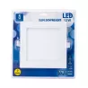Ultracienki downlight LED E6 12W kwadratowy 160° 3000K ciepły - 8433340005008