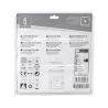 Ultracienki downlight LED E6 16W kwadratowy 160° 3000K ciepły - 8433340005039